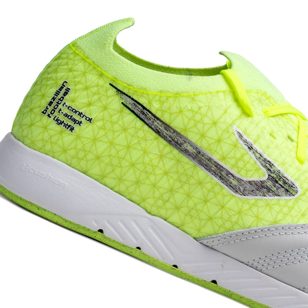 Chuteira Futsal Topper Dominator Fuse Amarelo Neon Amarelo 5