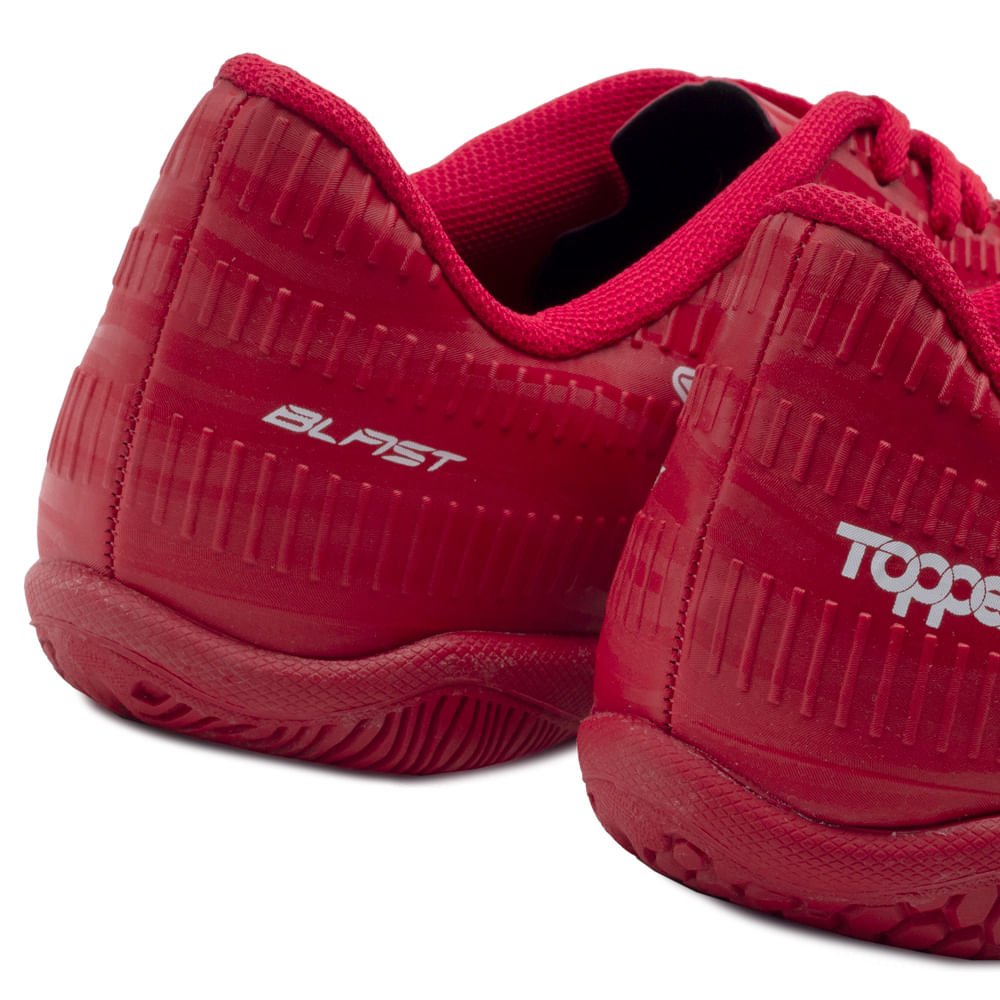 Chuteira Society Topper Blast Vermelho Vermelho 5