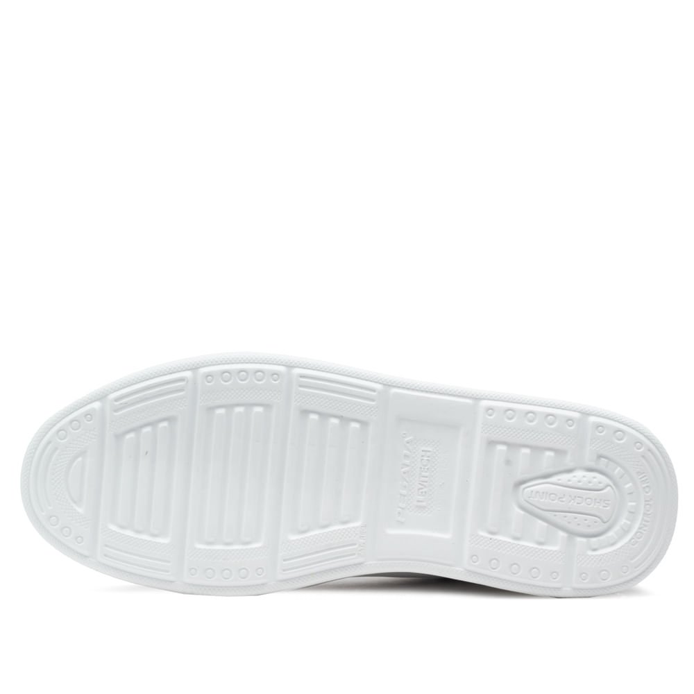 Sapatenis Masculino Pegada Levi Branco Branco 2