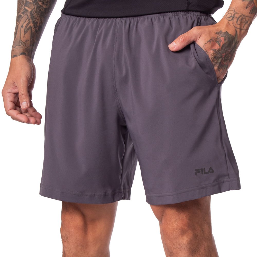 Bermuda Masculina Fila Diamond II 6 Cinza Escuro