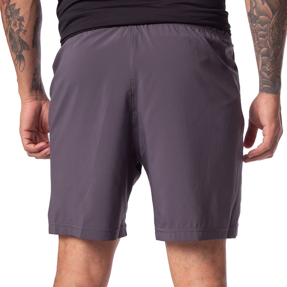 Bermuda Masculina Fila Diamond II 6 Cinza Escuro Cinza 2