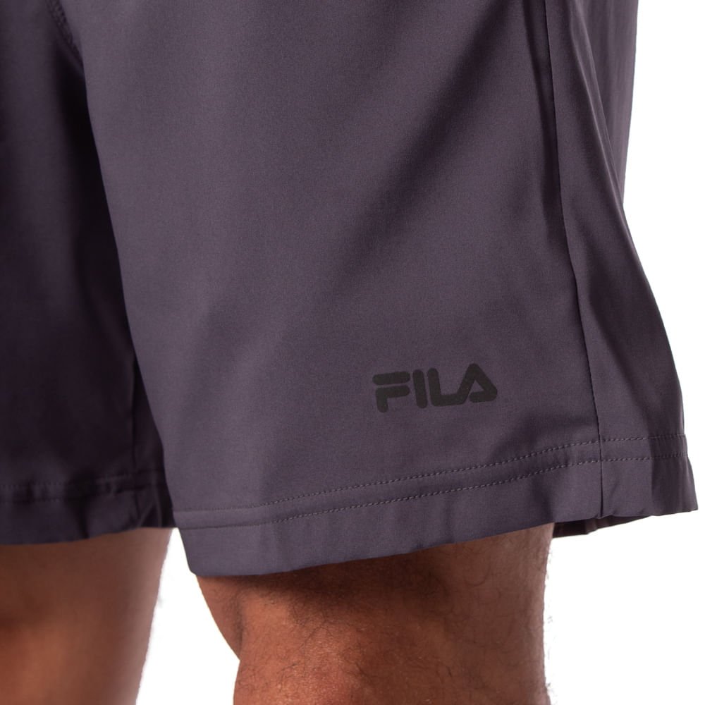 Bermuda Masculina Fila Diamond II 6 Cinza Escuro Cinza 3