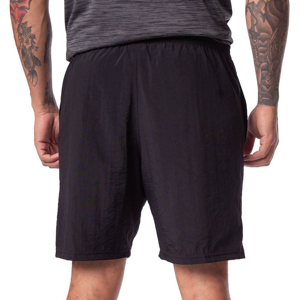 Bermuda Masculina Fila Basic Preto Preto 2