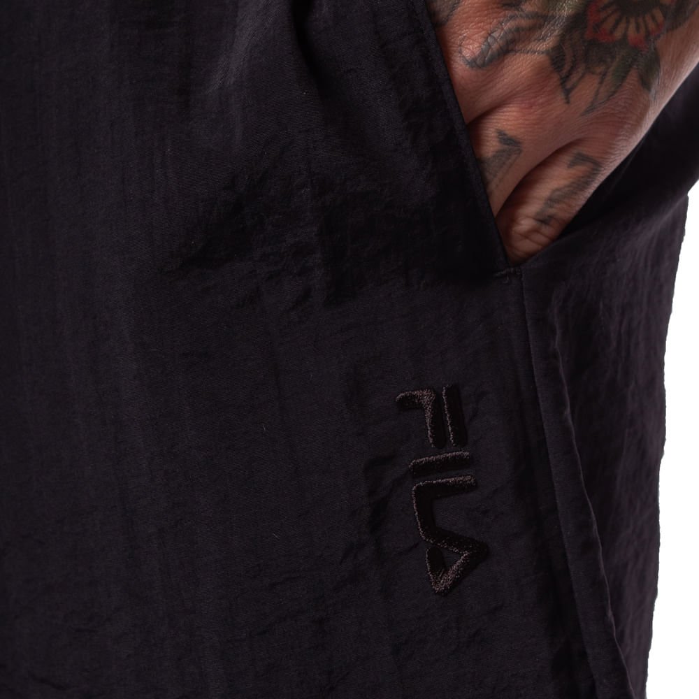 Bermuda Masculina Fila Basic Preto Preto 4