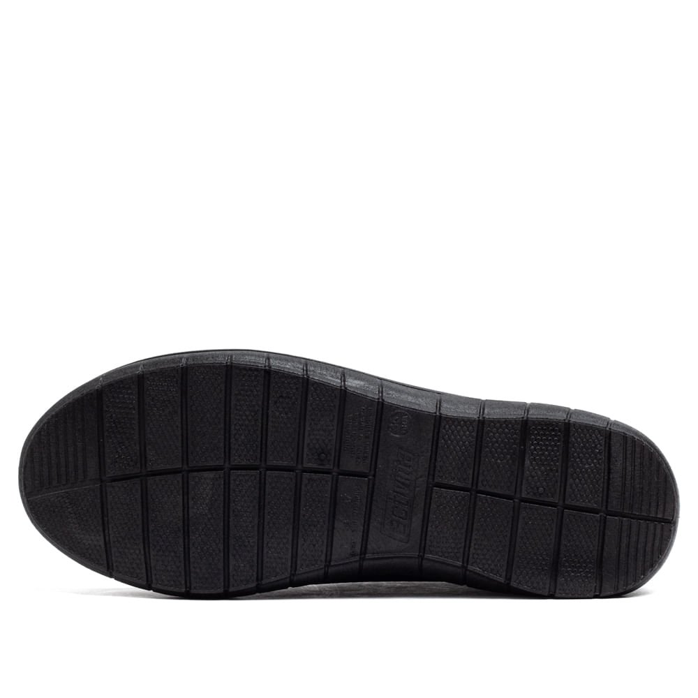 Tênis Feminino Actvitta Calce Fácil Tecido Preto Preto 2
