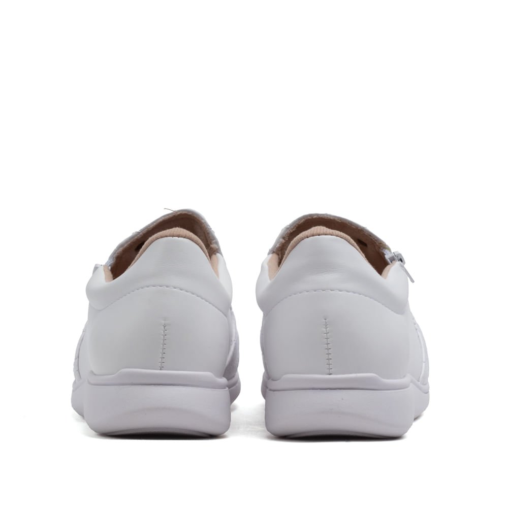 Sapato Feminino Modare Casual Matelassê Branco Branco 3