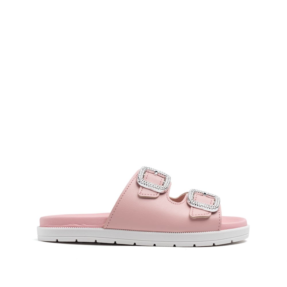 Tamanco Infantil Molekinha Fivelas Rosa Claro Rosa 1
