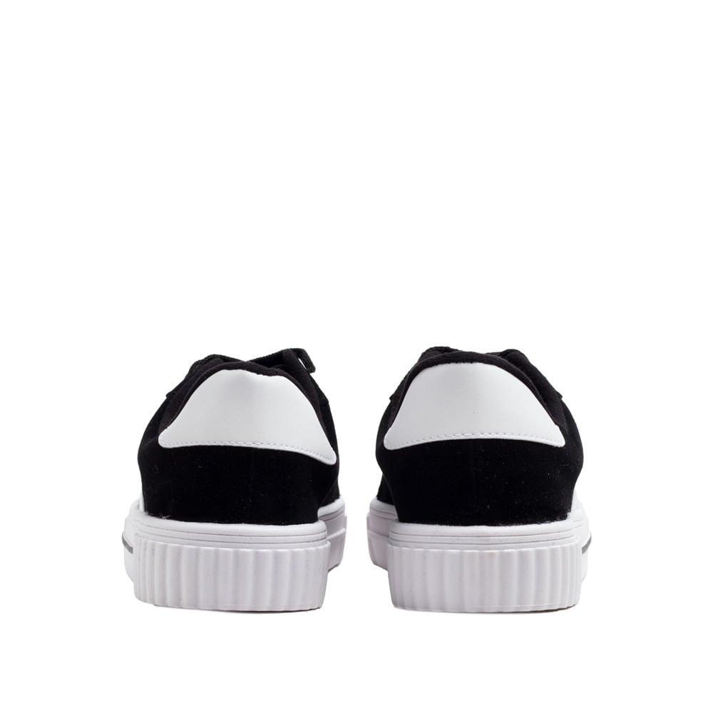 Tênis Feminino Vizzano com Listra Preto/branco Preto/Branco 3