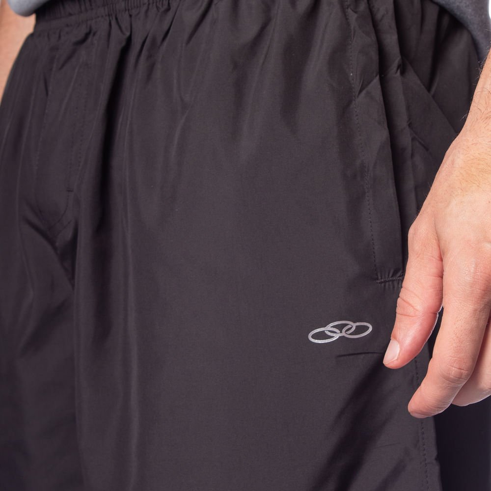 Bermuda Masculina Olympikus Essential 7 Preto Preto 3