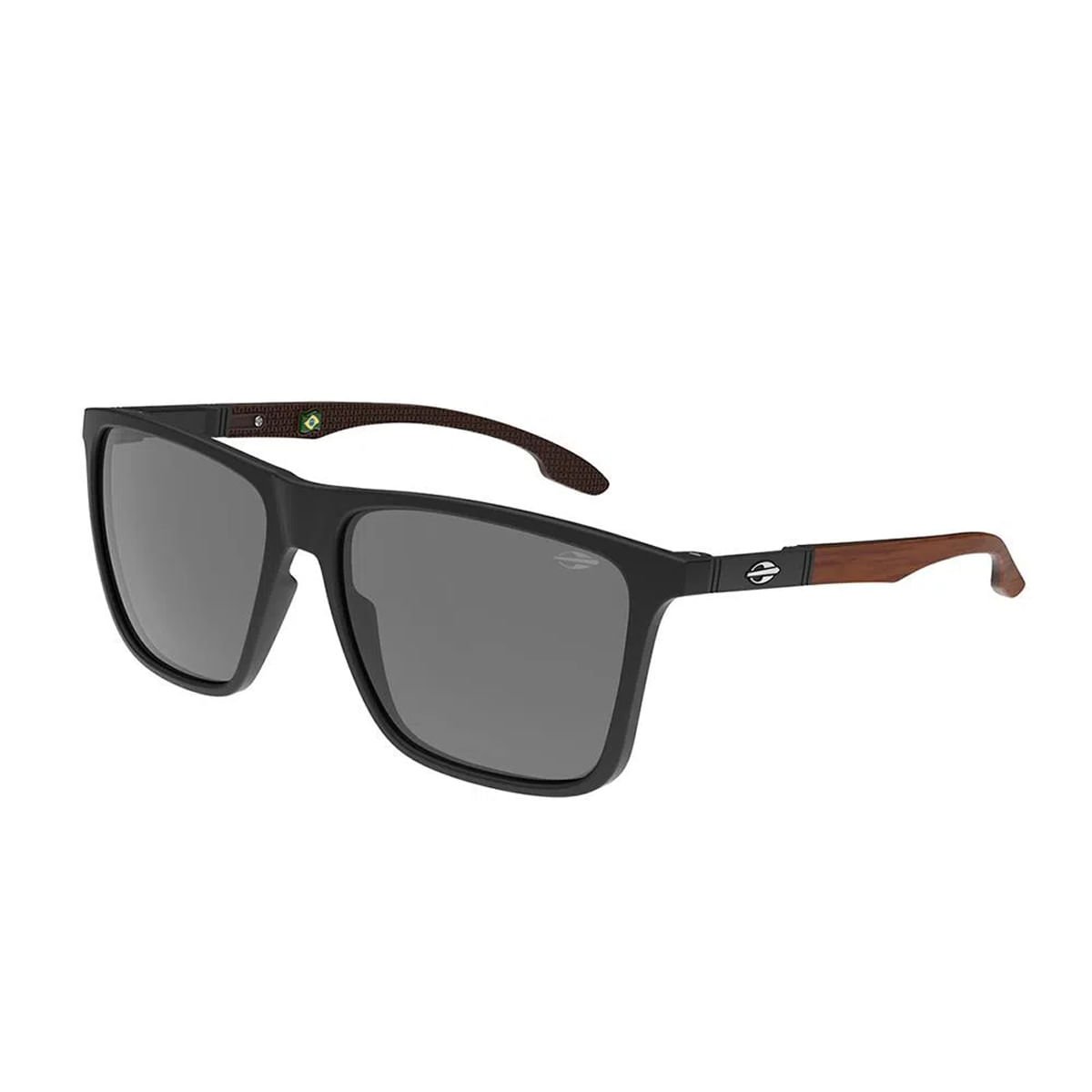 Óculos de Sol Unissex Mormaii Hawaii Fosco Preto