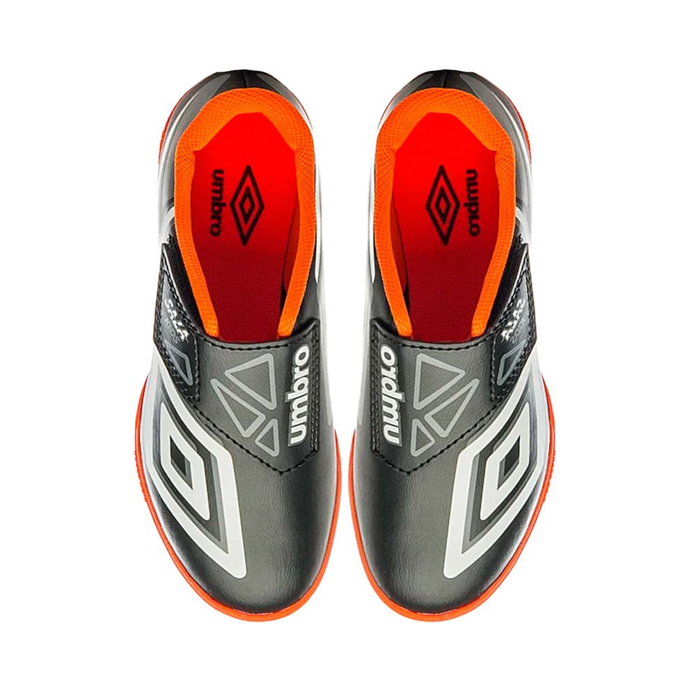Chuteira Futsal Infantil Umbro Sala V Preto/laranja Preto/Laranja 4