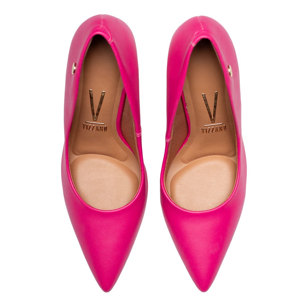 Sapato Scarpin Feminino Vizzano Pink Rosa 4