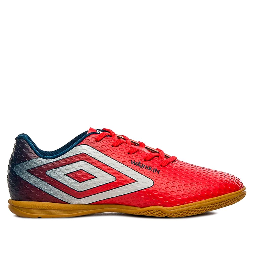 Chuteira Futsal Umbro Warskin Vermelho