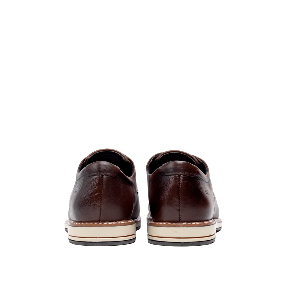 Sapato Masculino Democrata Metropolitan Oliver Marrom Marrom 3
