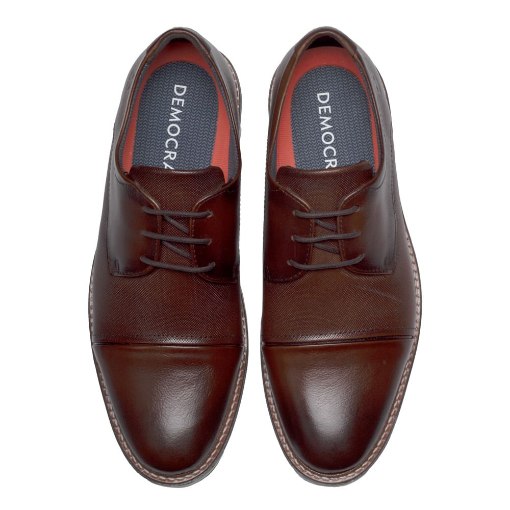 Sapato Masculino Democrata Metropolitan Oliver Marrom Marrom 4