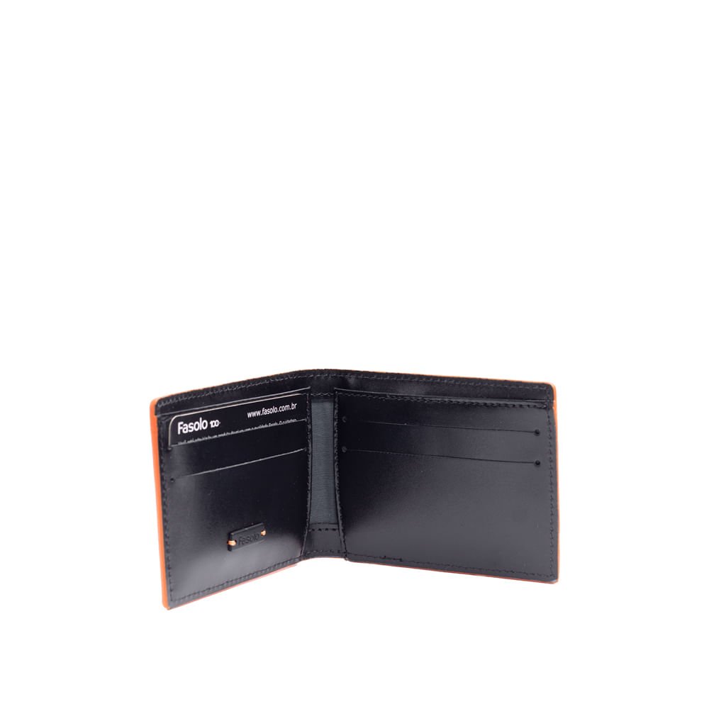 Carteira Masculina Fasolo Couro K753042 Preto Preto 3