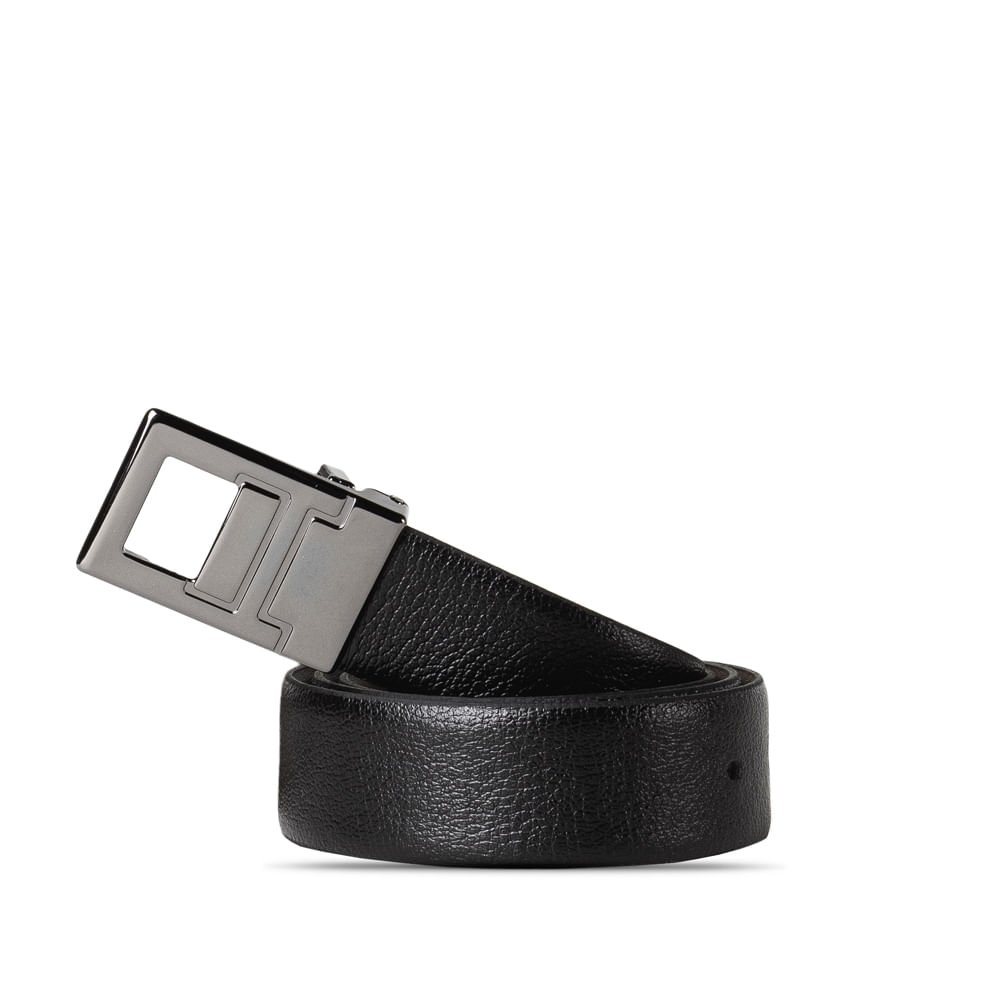 Cinto Masculino Fasolo Reversível Couro G020161 Preto/marrom Preto/Marrom 1