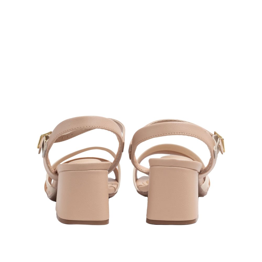 Sandália Feminina Modare com Tiras Bege Bege 3