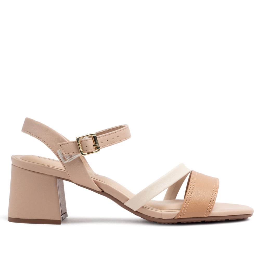 Sandália Feminina Modare com Tiras Bege