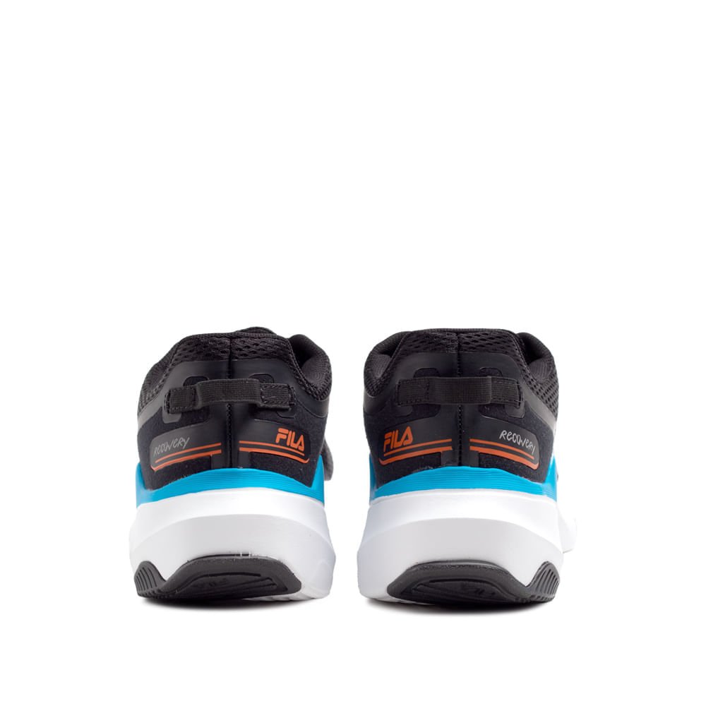 Tênis Masculino Fila Recovery Preto/azul Preto/Azul 3