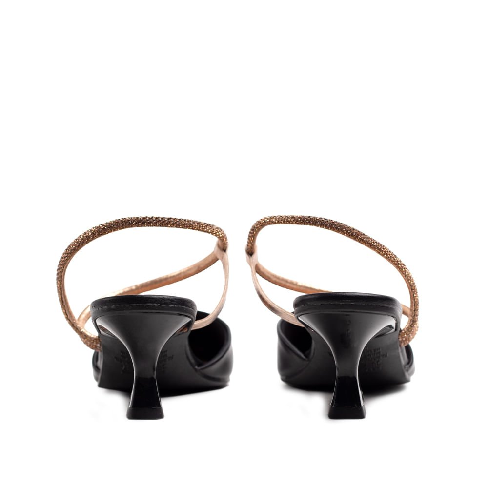Sapato Feminino Mississipi com Salto Taça Preto Preto 3