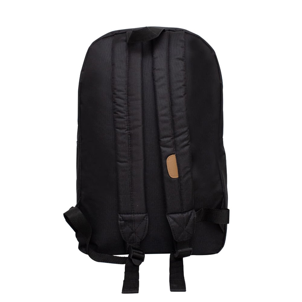 Mochila Unissex Convoy com Bolso Frontal Preto Preto 2