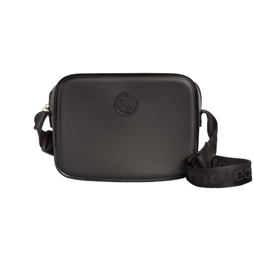 Bolsa Feminina Moleca Transversal Preto Preto 1
