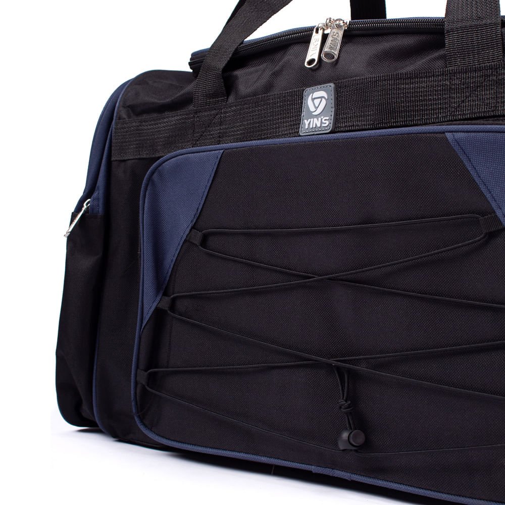 Sacola de Viagem Yins Média Preto/azul Preto 4