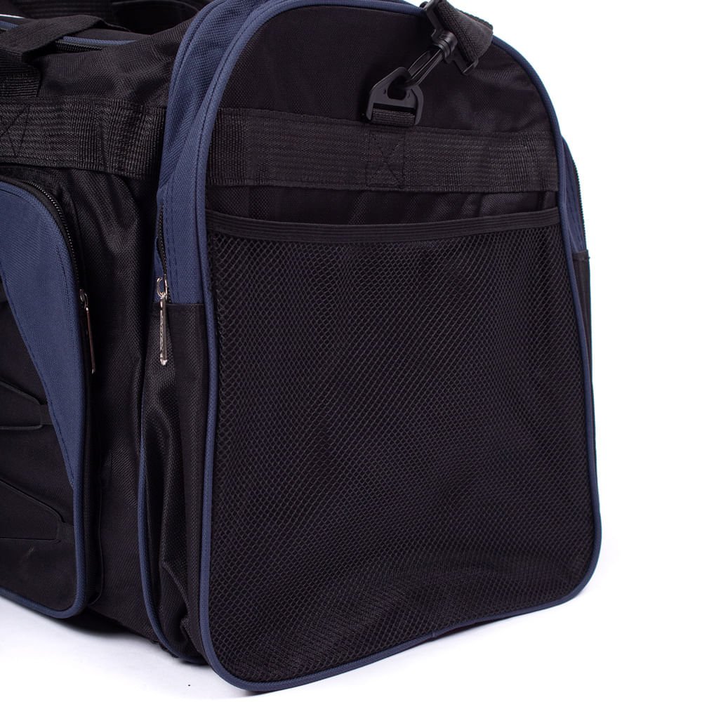 Sacola de Viagem Yins Média Preto/azul Preto 5