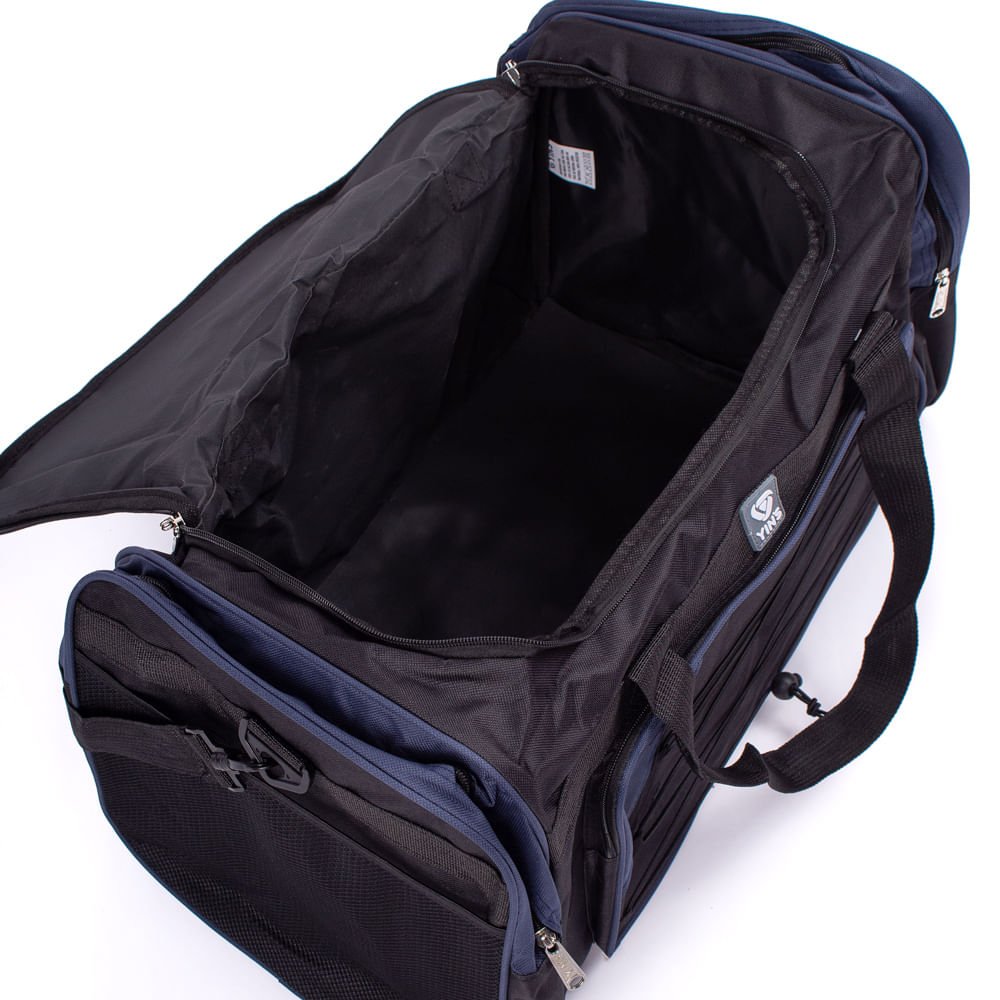 Sacola de Viagem Yins Média Preto/azul Preto 6