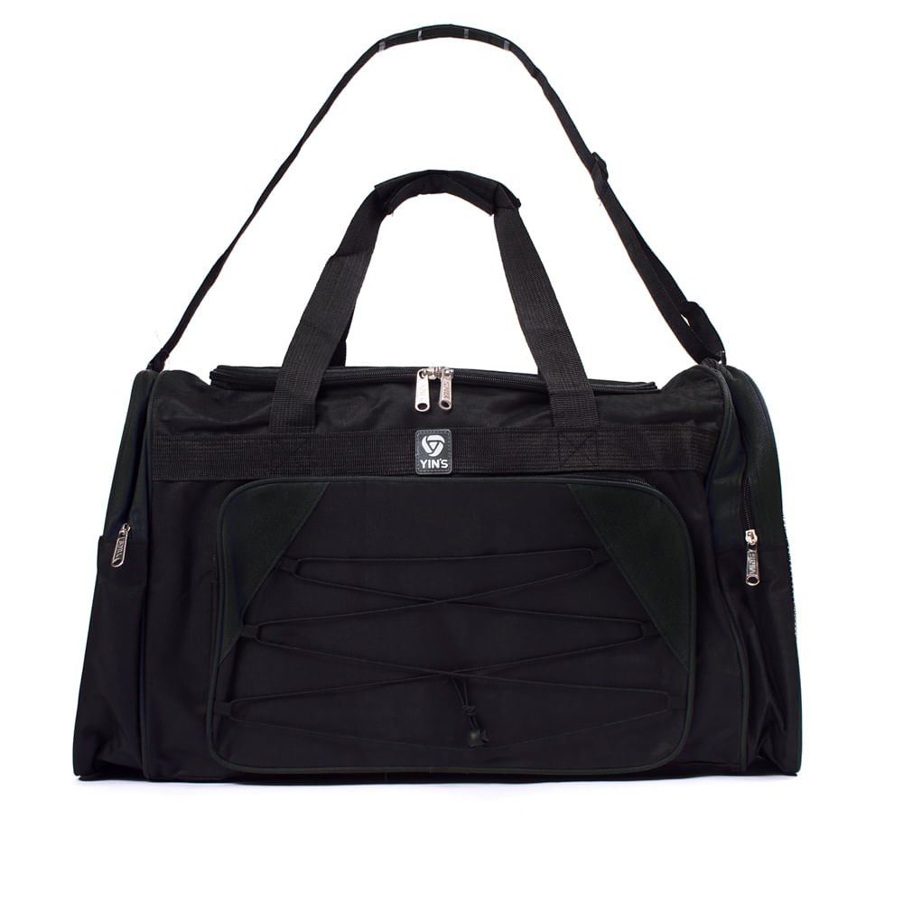 Sacola de Viagem Yins Média Preto Preto 1