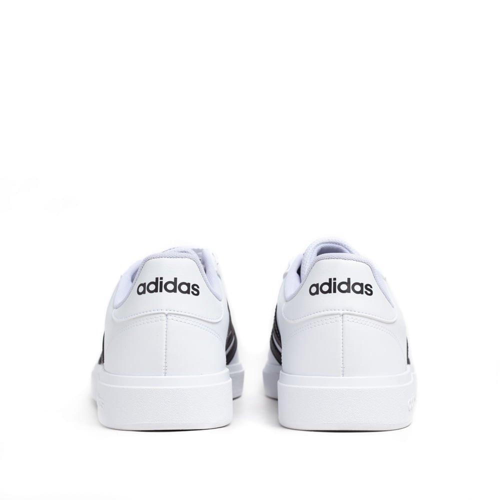 Tênis Masculino Adidas Grand Court Base 2.0 Branco/preto Branco/Preto 3