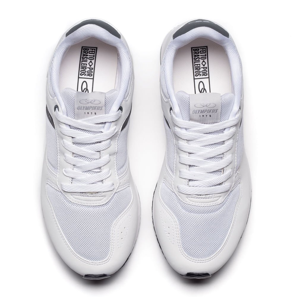 Tênis Masculino Olympikus Noventa Branco Branco 4