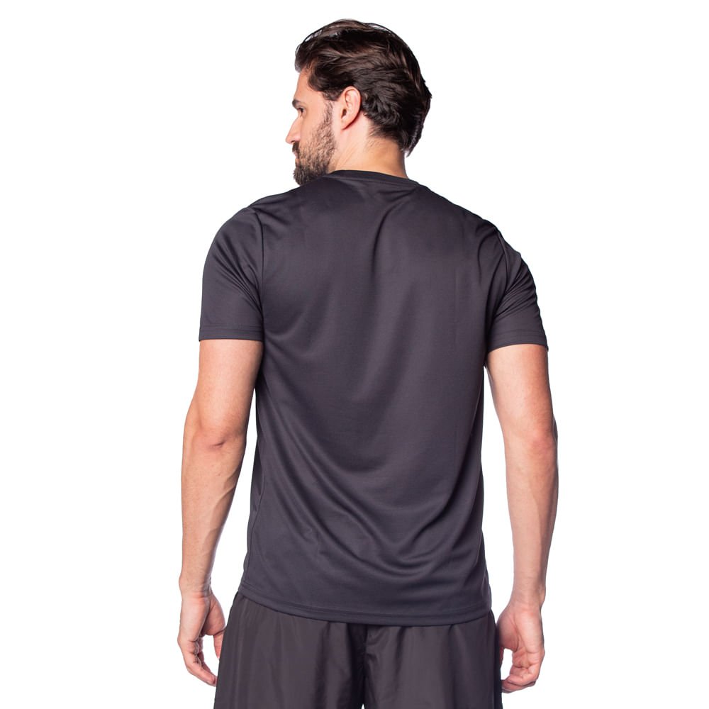 Camiseta Masculina Fila Myler Preto Preto 2