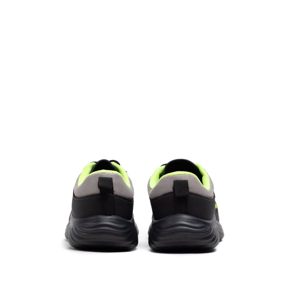 Tênis Infantil Molekinho Napa Preto/cinza Preto/Cinza 3