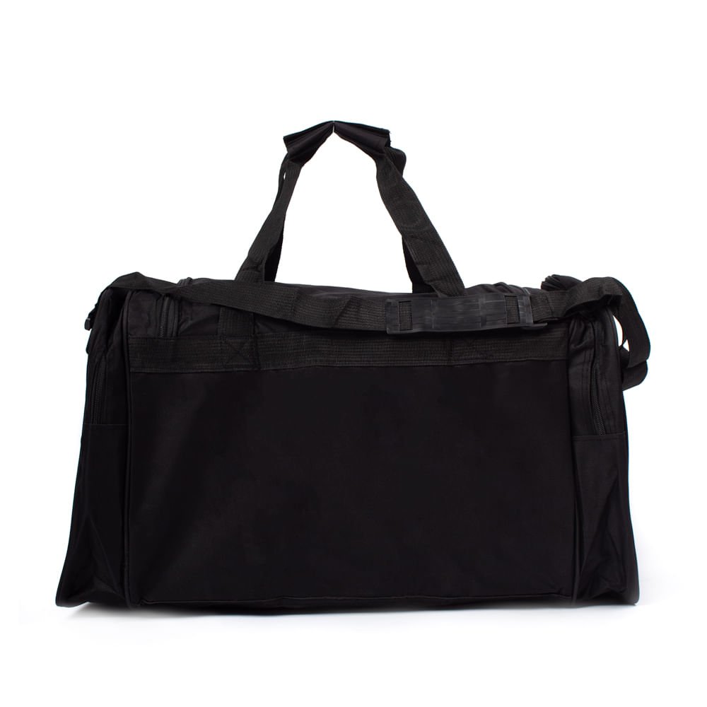 Sacola de Viagem Yins com Bolsos Frontais Preto Preto 2