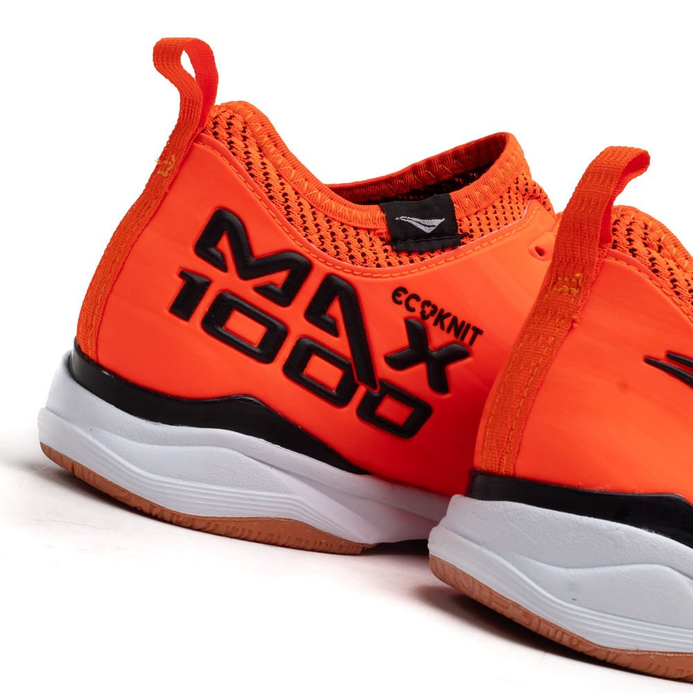 Chuteira Futsal Penalty Max 1000 Ecoknit Laranja Laranja 5