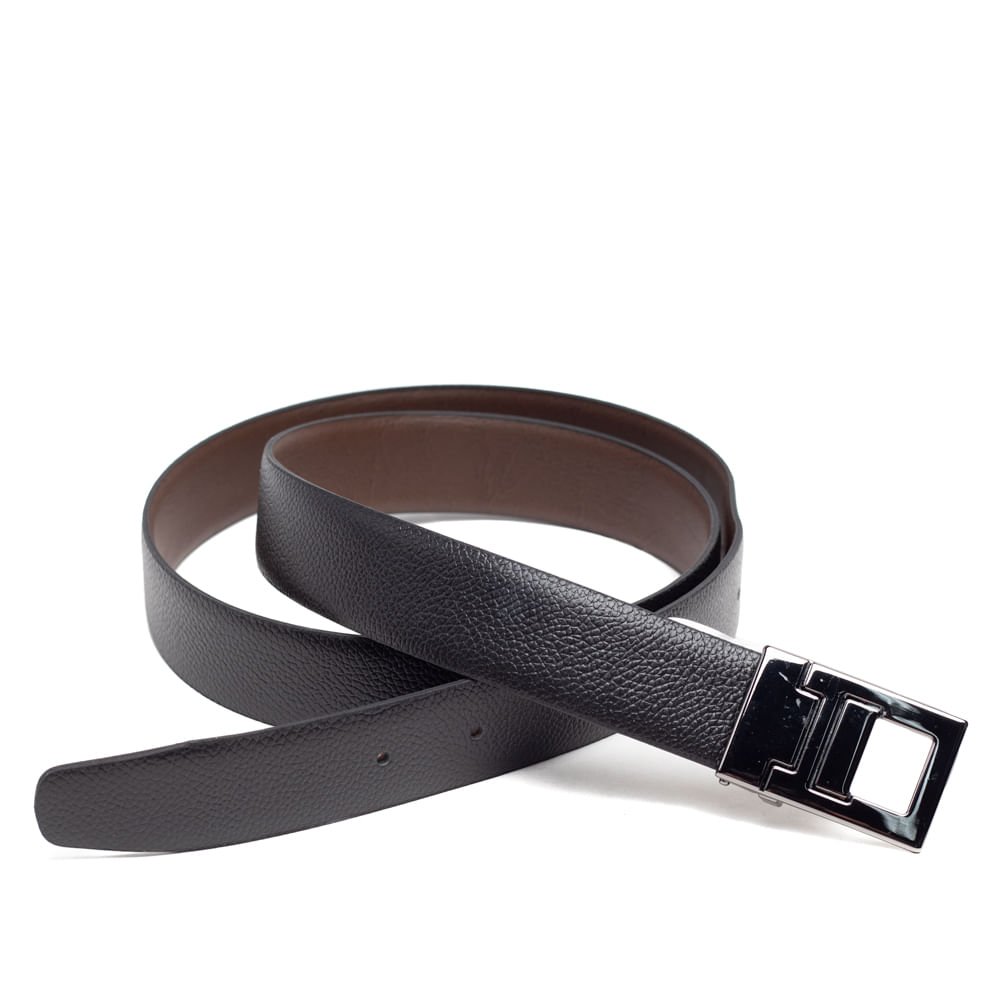 Cinto Masculino Fasolo G020144 Preto-café Preto 2