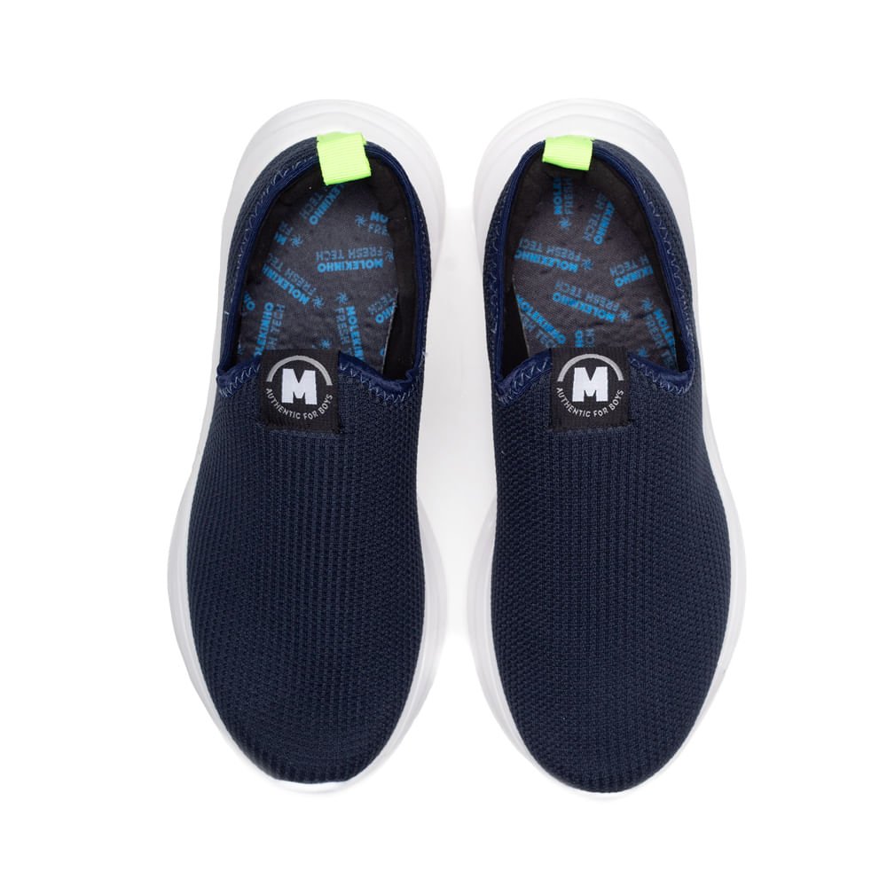 Tênis Infantil Molekinho Tecido Marinho Azul Marinho 4