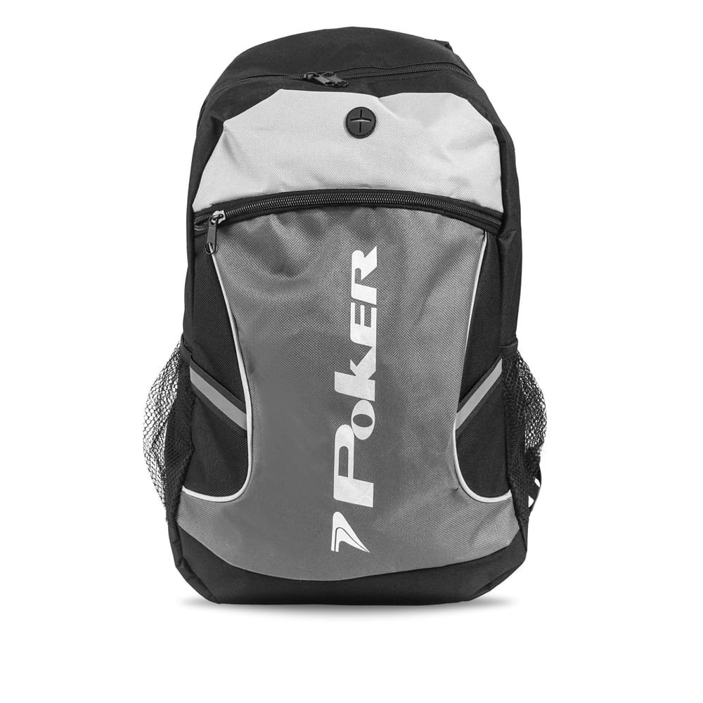 Mochila Poker Sport Dakar Preto/cinza