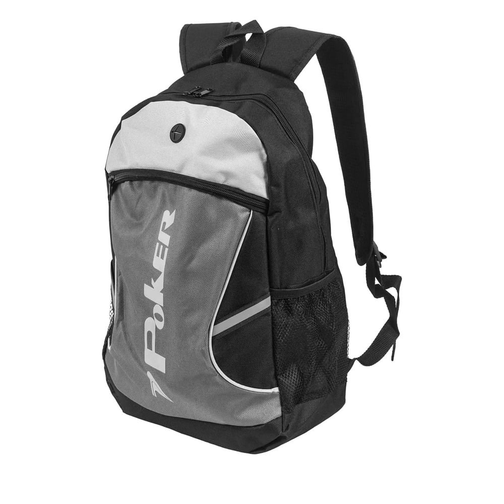 Mochila Poker Sport Dakar Preto/cinza Preto 3