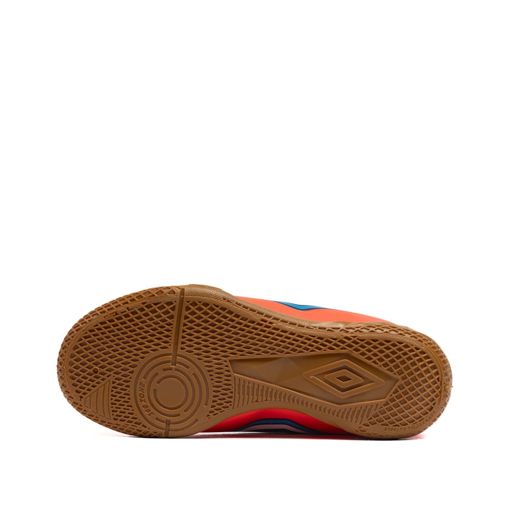 Chuteira Futsal Infantil Umbro Cannon JR Coral Vermelho 2