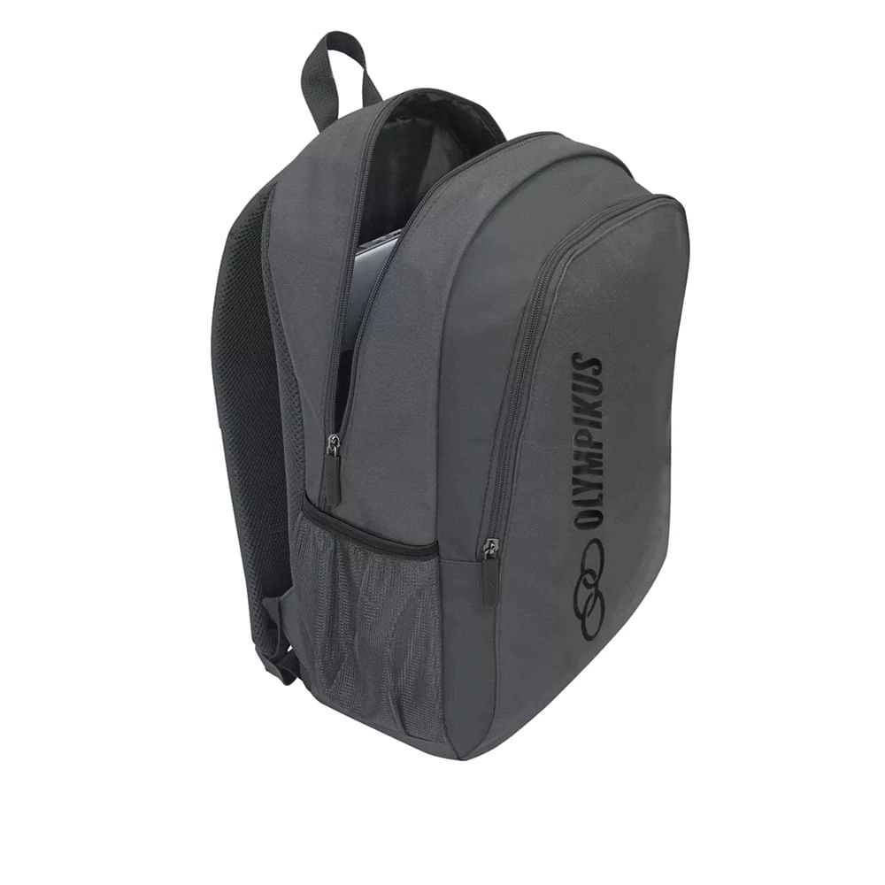 Mochila Unissex Olympikus Essential Cinza Escuro Cinza 3