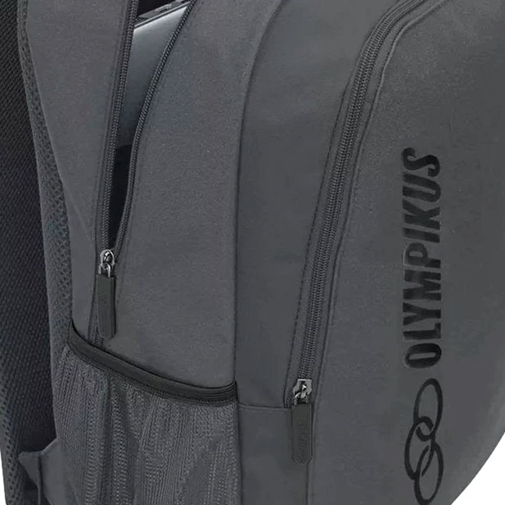 Mochila Unissex Olympikus Essential Cinza Escuro Cinza 5