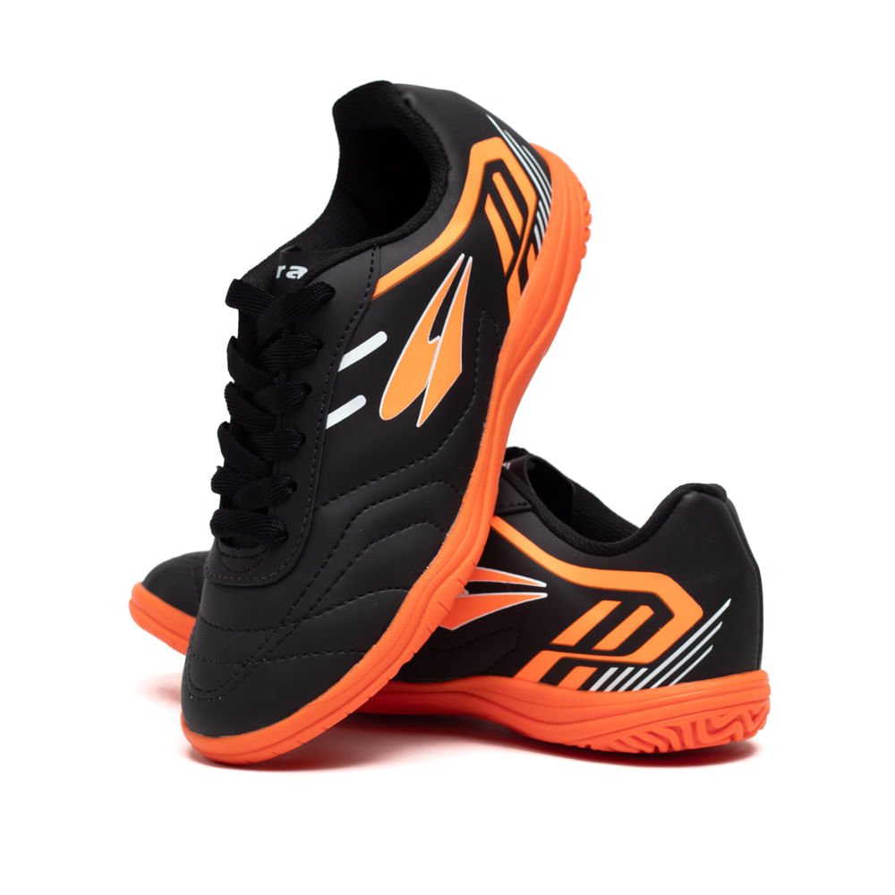 Chuteira Futsal Infantil Dray Preto/laranja Preto/Laranja 5