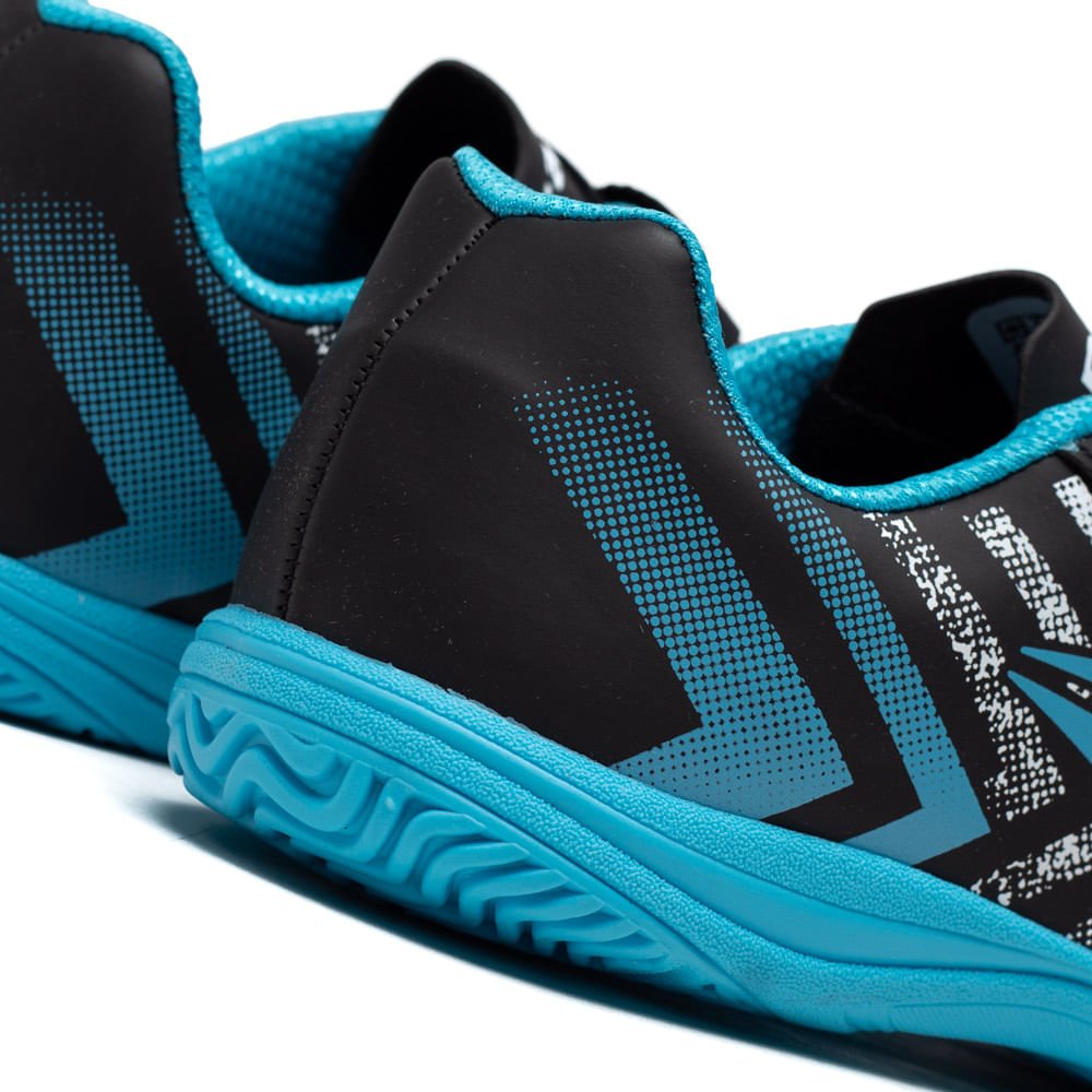 Chuteira Futsal Infantil Dray Preto/azul Preto/Azul 6