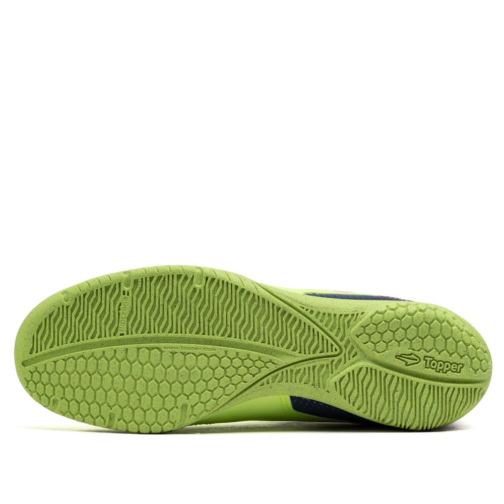 Chuteira Futsal Topper Capita II Verde/preto Verde/Preto 2