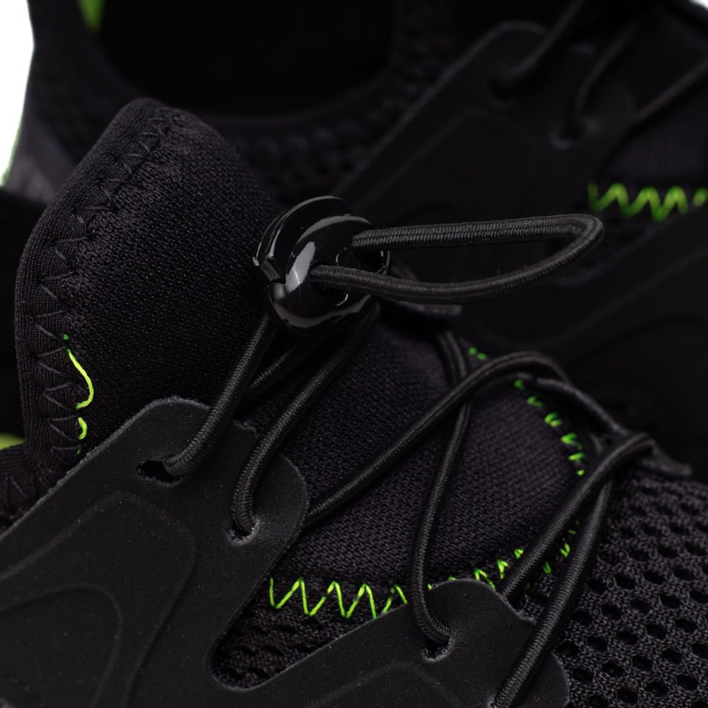 Tênis Infantil Klin New Sport Elástico Preto/verde Preto/Verde 6