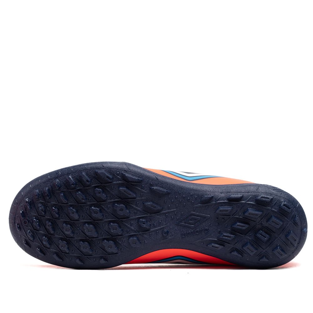 Chuteira Society Umbro Cannon Coral Laranja 2