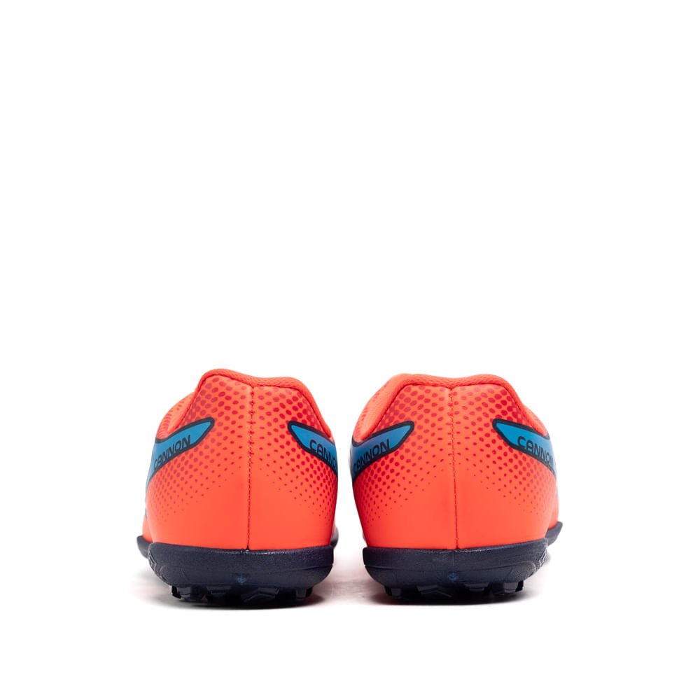 Chuteira Society Umbro Cannon Coral Laranja 3